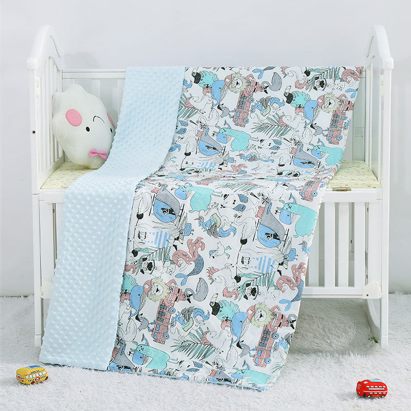 Soft & Snuggly Cartoon Baby Blanket