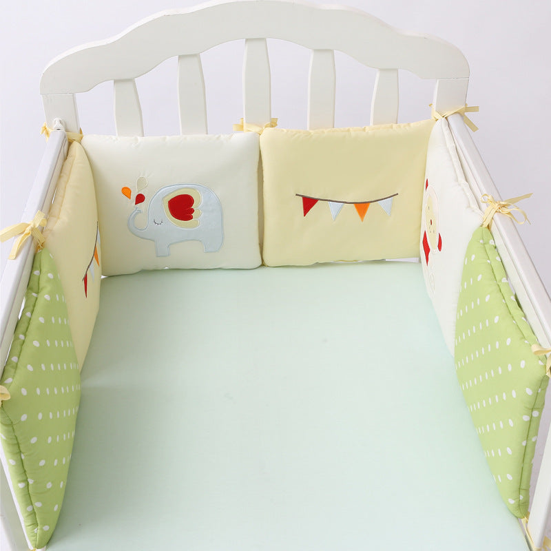 Animal-Themed Pillow Bumper Set