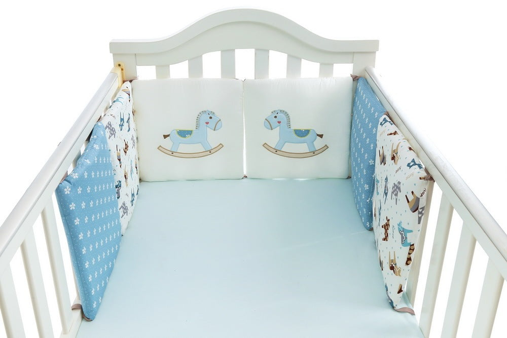 Animal-Themed Pillow Bumper Set
