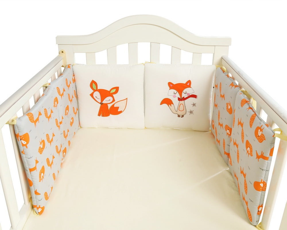 Animal-Themed Pillow Bumper Set