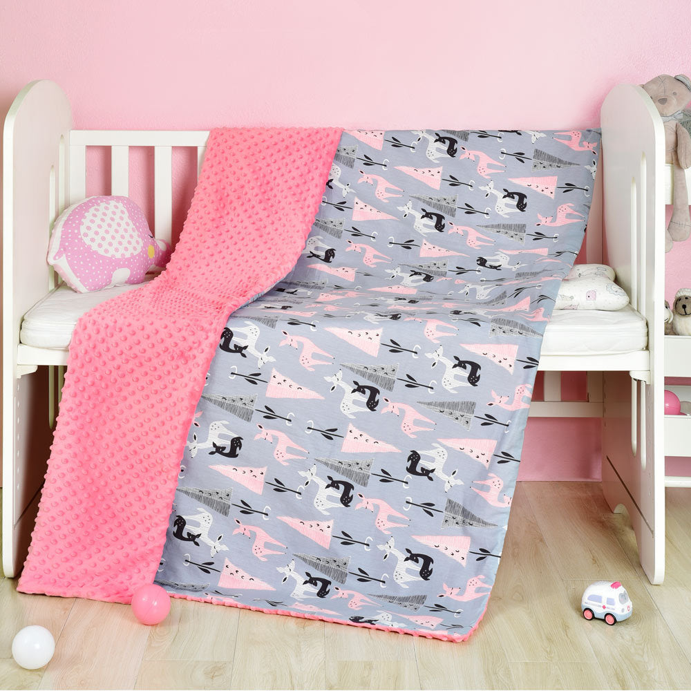 Cozy Cartoon Baby Blanket