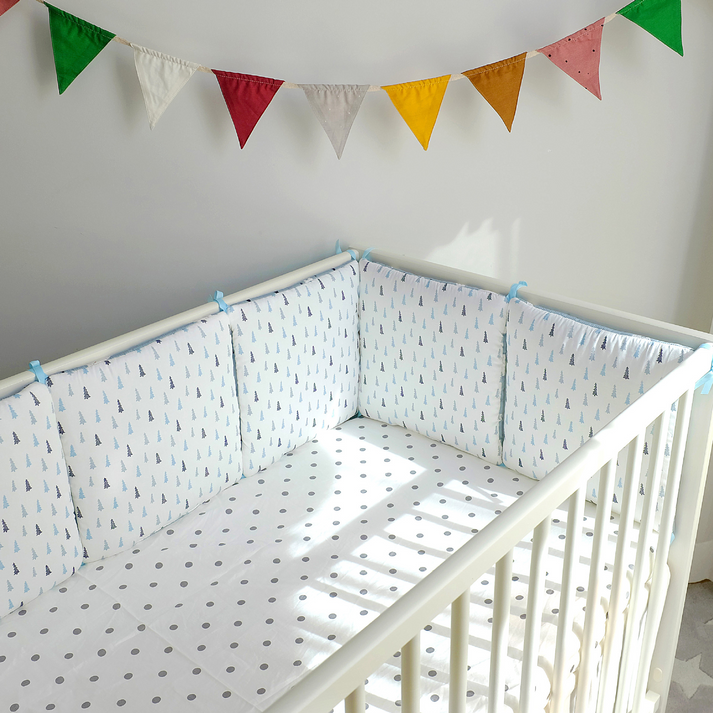 Modular Cribs Modular Crib Bumper Set – Baby Braidz