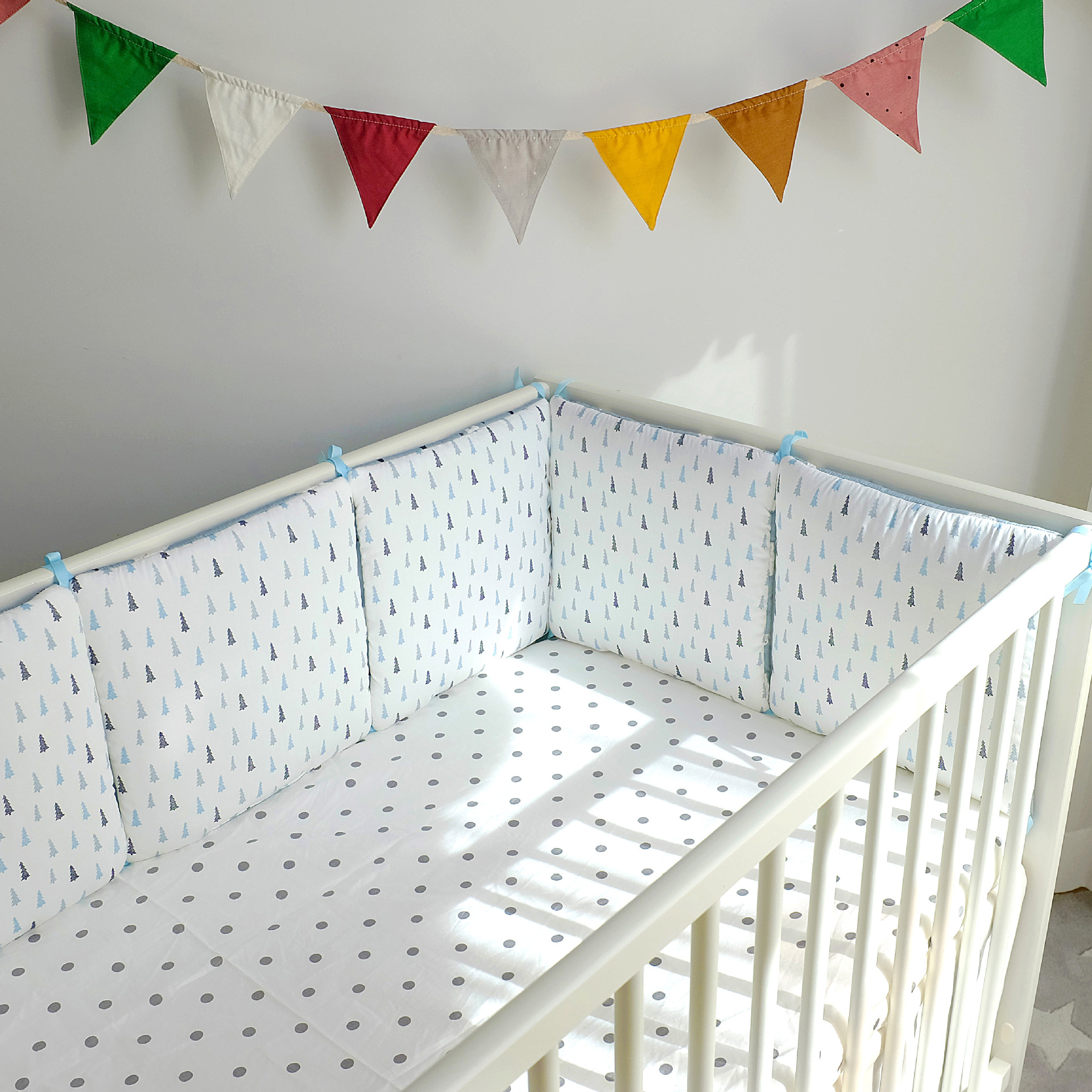 Crib bumper pad sets hotsell